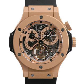 HUBLOT ウブロ ビッグバン コピー 308.PI.500.RX トゥールビヨンビガーバンゴールドマット クロノグラフETA7750搭載